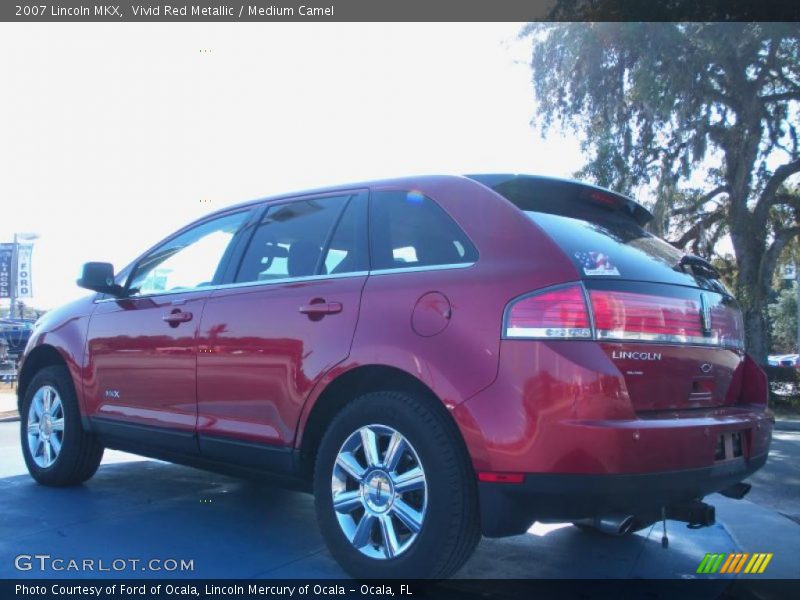 Vivid Red Metallic / Medium Camel 2007 Lincoln MKX