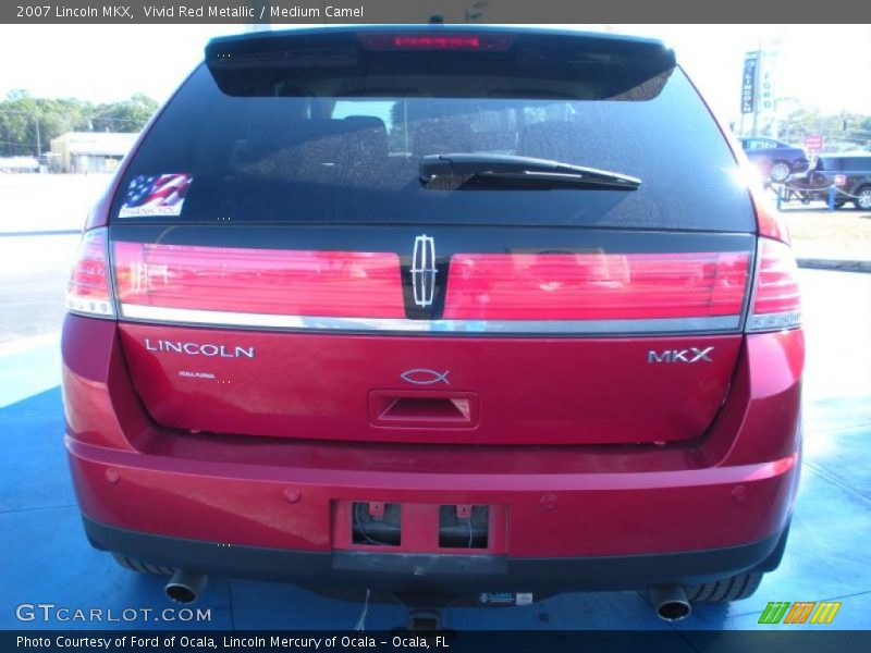 Vivid Red Metallic / Medium Camel 2007 Lincoln MKX
