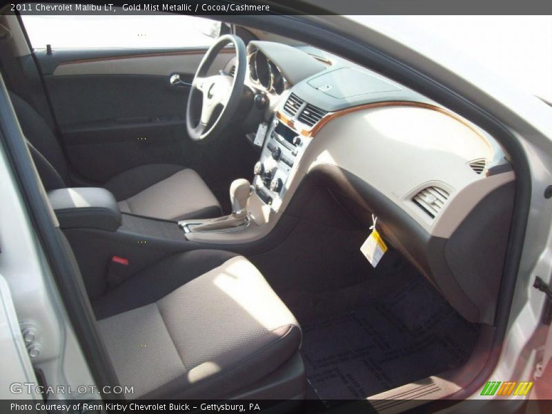 Gold Mist Metallic / Cocoa/Cashmere 2011 Chevrolet Malibu LT