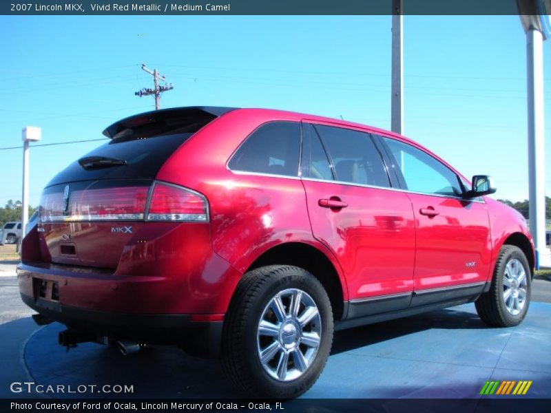 Vivid Red Metallic / Medium Camel 2007 Lincoln MKX