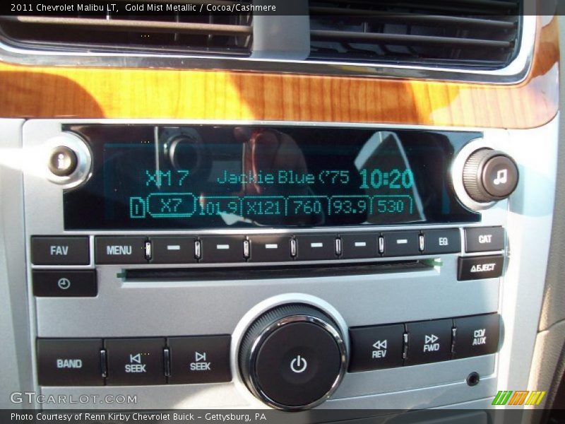 Gold Mist Metallic / Cocoa/Cashmere 2011 Chevrolet Malibu LT