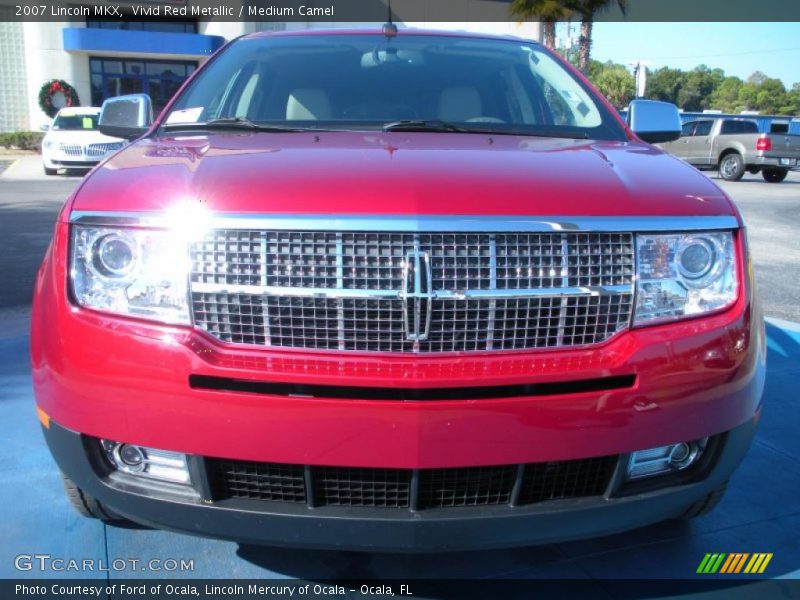 Vivid Red Metallic / Medium Camel 2007 Lincoln MKX
