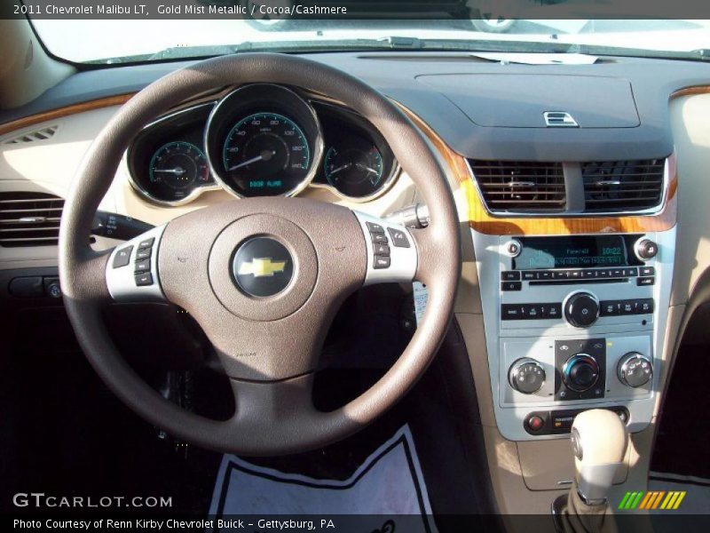 Gold Mist Metallic / Cocoa/Cashmere 2011 Chevrolet Malibu LT