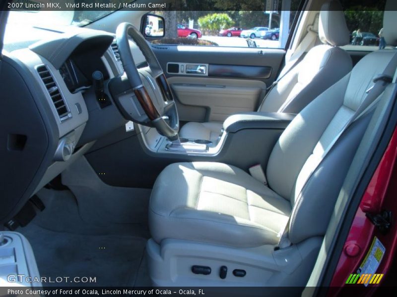 Vivid Red Metallic / Medium Camel 2007 Lincoln MKX