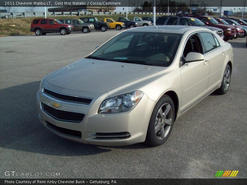 Gold Mist Metallic / Cocoa/Cashmere 2011 Chevrolet Malibu LT