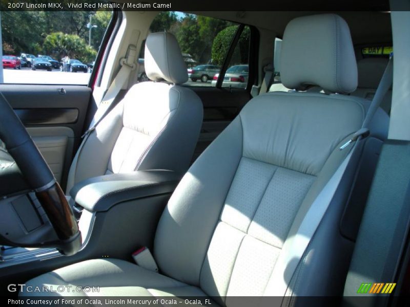 Vivid Red Metallic / Medium Camel 2007 Lincoln MKX