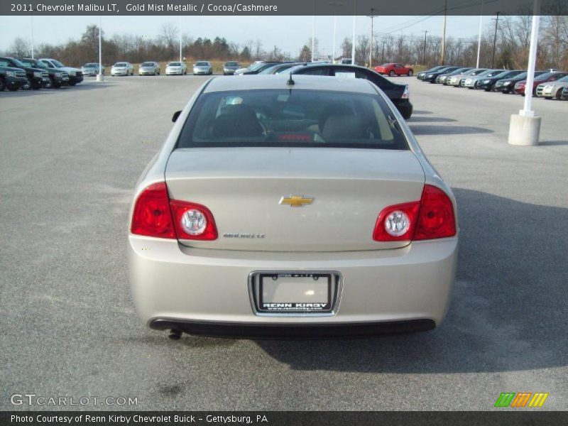 Gold Mist Metallic / Cocoa/Cashmere 2011 Chevrolet Malibu LT