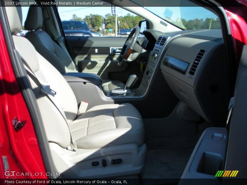 Vivid Red Metallic / Medium Camel 2007 Lincoln MKX