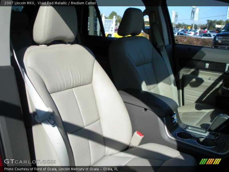 Vivid Red Metallic / Medium Camel 2007 Lincoln MKX
