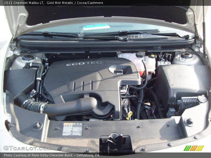 Gold Mist Metallic / Cocoa/Cashmere 2011 Chevrolet Malibu LT