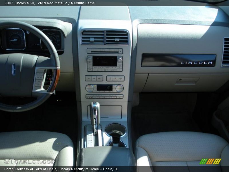 Vivid Red Metallic / Medium Camel 2007 Lincoln MKX