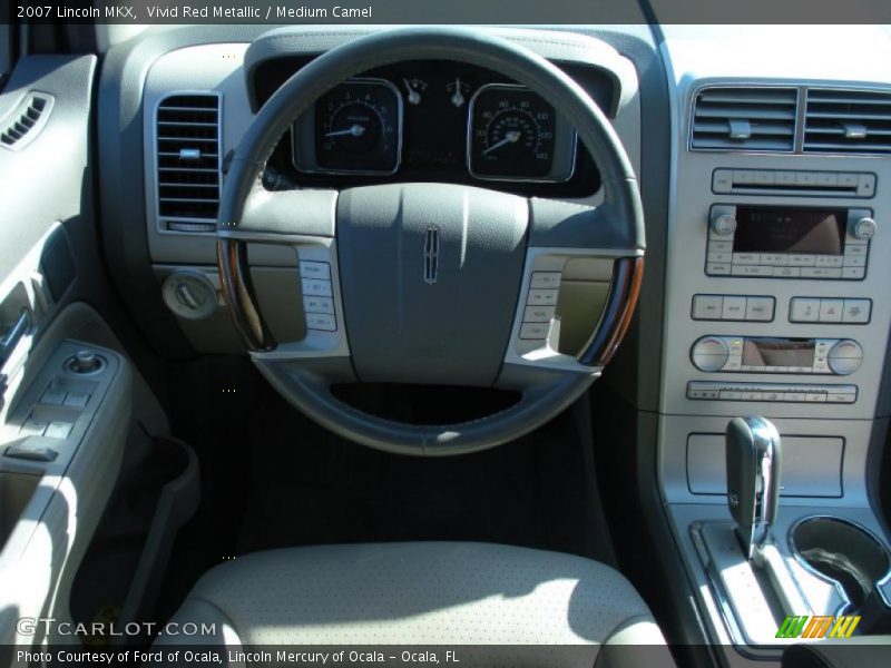 Vivid Red Metallic / Medium Camel 2007 Lincoln MKX