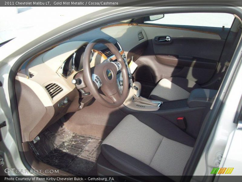 Gold Mist Metallic / Cocoa/Cashmere 2011 Chevrolet Malibu LT