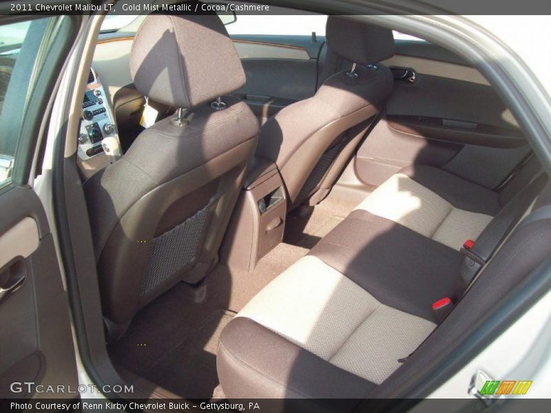 Gold Mist Metallic / Cocoa/Cashmere 2011 Chevrolet Malibu LT