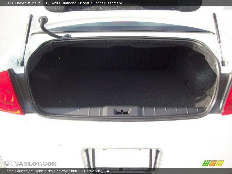 White Diamond Tricoat / Cocoa/Cashmere 2011 Chevrolet Malibu LT