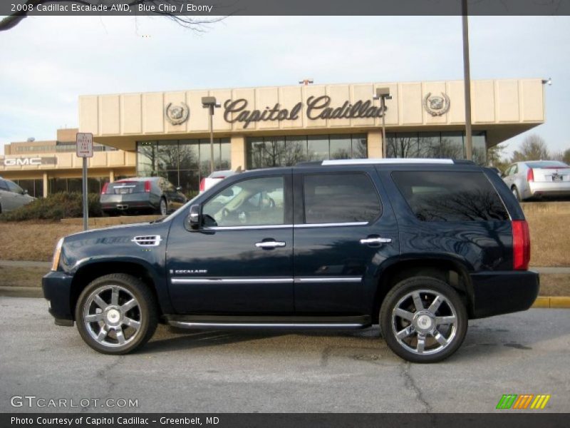 Blue Chip / Ebony 2008 Cadillac Escalade AWD