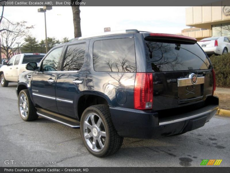 Blue Chip / Ebony 2008 Cadillac Escalade AWD