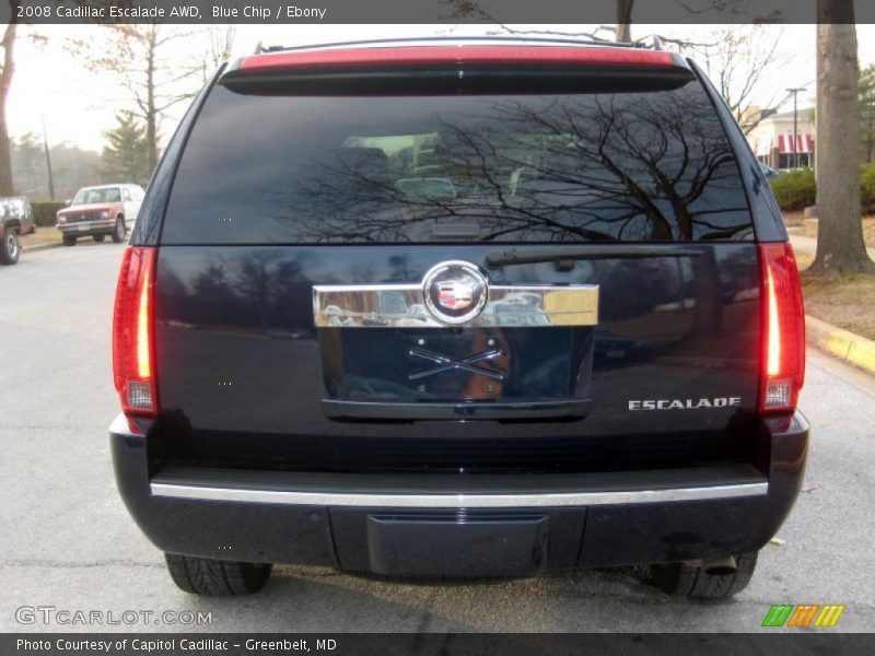 Blue Chip / Ebony 2008 Cadillac Escalade AWD