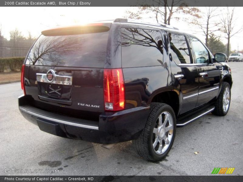 Blue Chip / Ebony 2008 Cadillac Escalade AWD