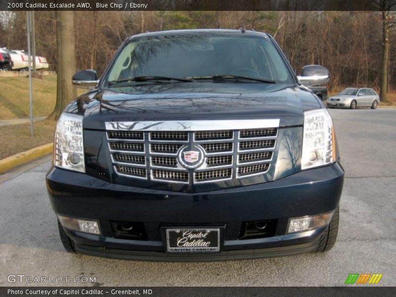 Blue Chip / Ebony 2008 Cadillac Escalade AWD