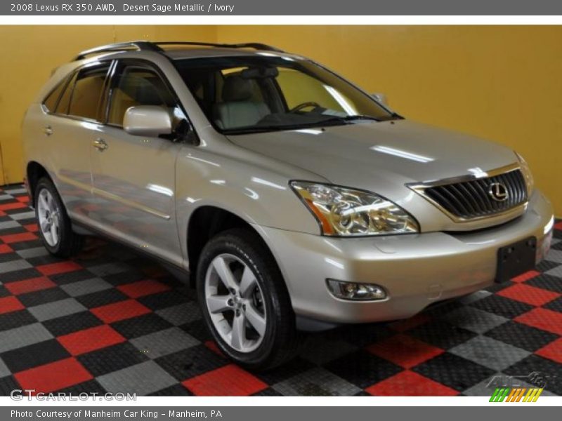 Desert Sage Metallic / Ivory 2008 Lexus RX 350 AWD