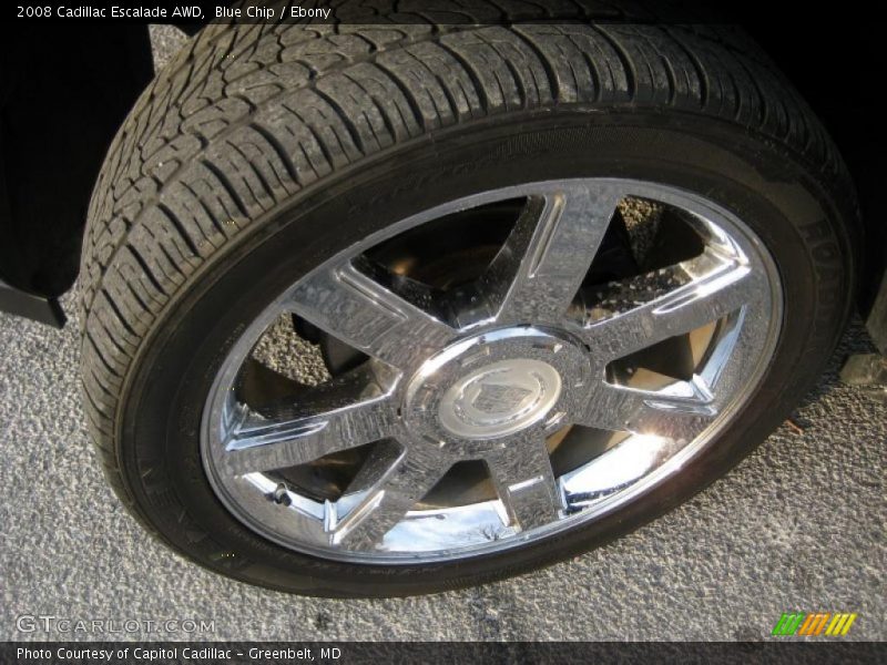Blue Chip / Ebony 2008 Cadillac Escalade AWD