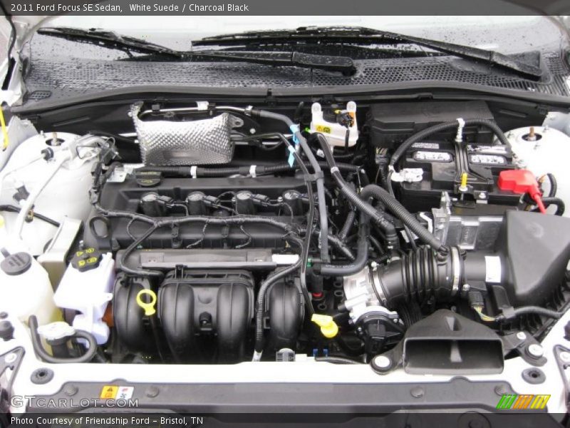 White Suede / Charcoal Black 2011 Ford Focus SE Sedan