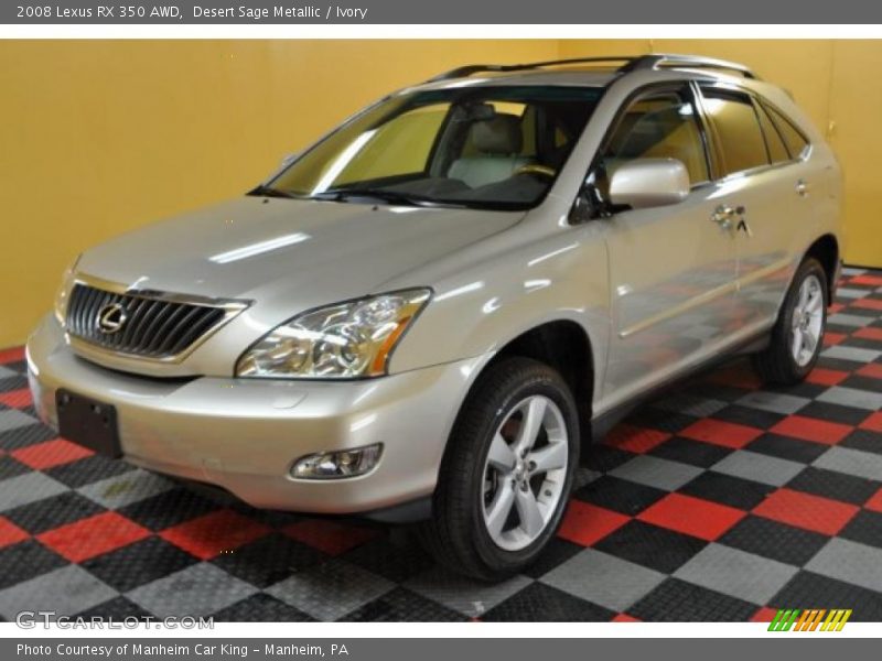 Desert Sage Metallic / Ivory 2008 Lexus RX 350 AWD