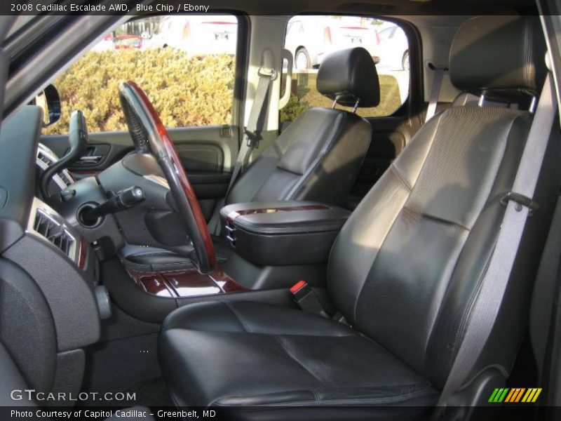 Blue Chip / Ebony 2008 Cadillac Escalade AWD