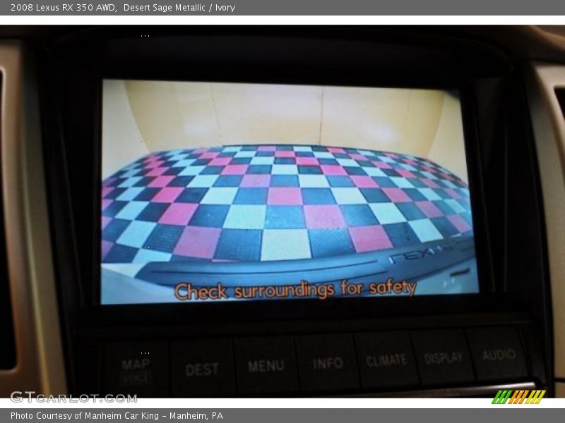 Desert Sage Metallic / Ivory 2008 Lexus RX 350 AWD