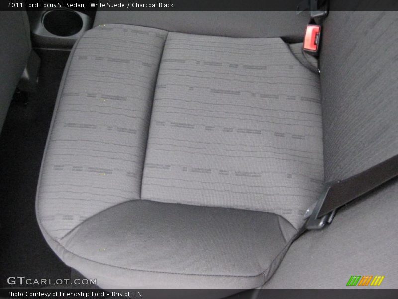 White Suede / Charcoal Black 2011 Ford Focus SE Sedan