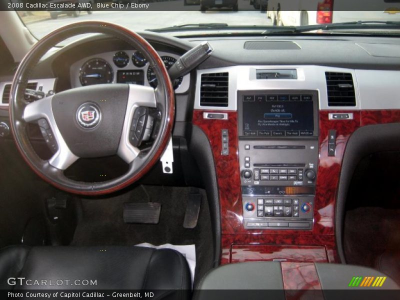 Blue Chip / Ebony 2008 Cadillac Escalade AWD