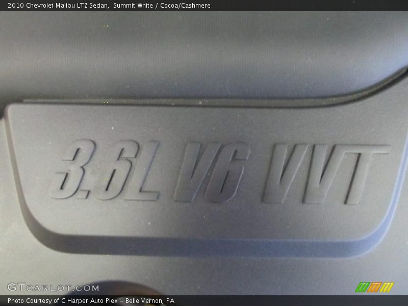 Summit White / Cocoa/Cashmere 2010 Chevrolet Malibu LTZ Sedan