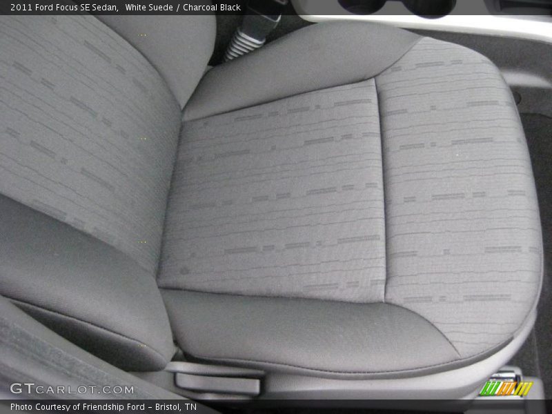White Suede / Charcoal Black 2011 Ford Focus SE Sedan