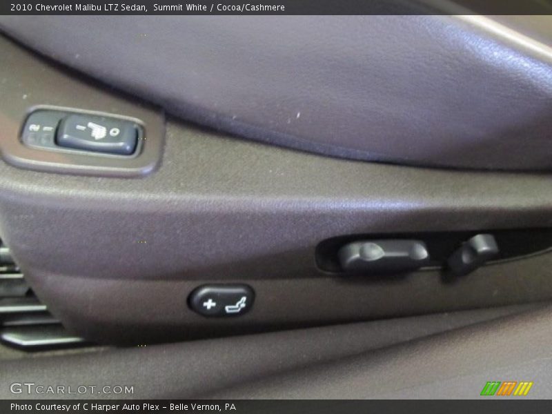 Summit White / Cocoa/Cashmere 2010 Chevrolet Malibu LTZ Sedan