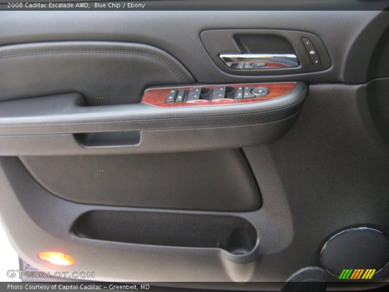 Blue Chip / Ebony 2008 Cadillac Escalade AWD