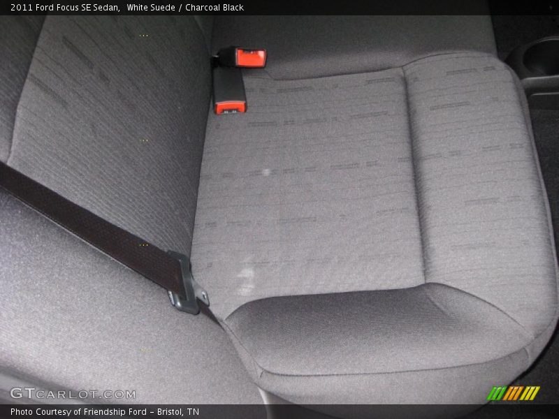White Suede / Charcoal Black 2011 Ford Focus SE Sedan