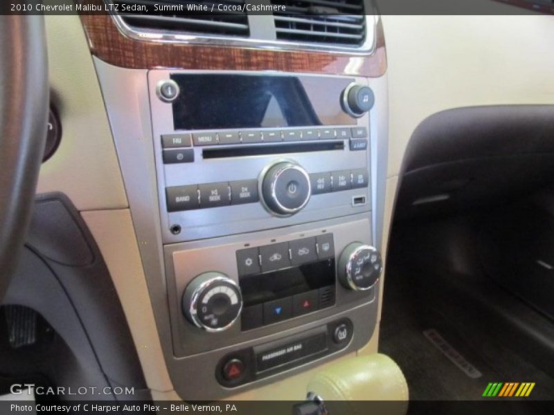 Summit White / Cocoa/Cashmere 2010 Chevrolet Malibu LTZ Sedan