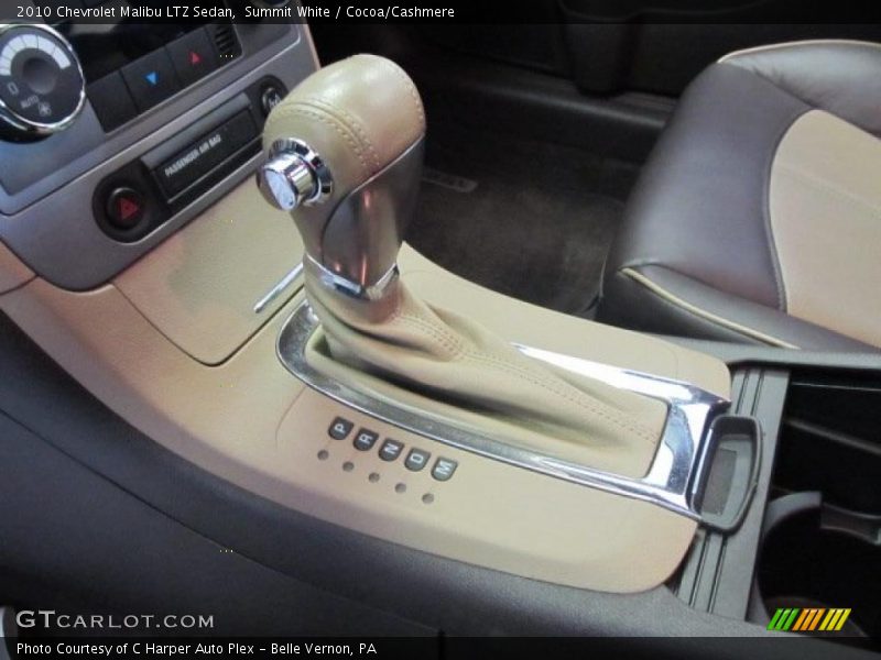 Summit White / Cocoa/Cashmere 2010 Chevrolet Malibu LTZ Sedan