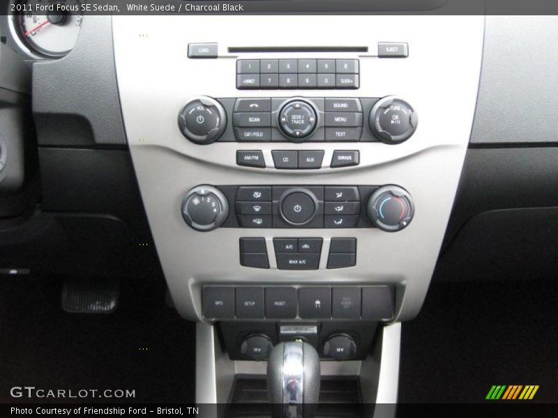 White Suede / Charcoal Black 2011 Ford Focus SE Sedan
