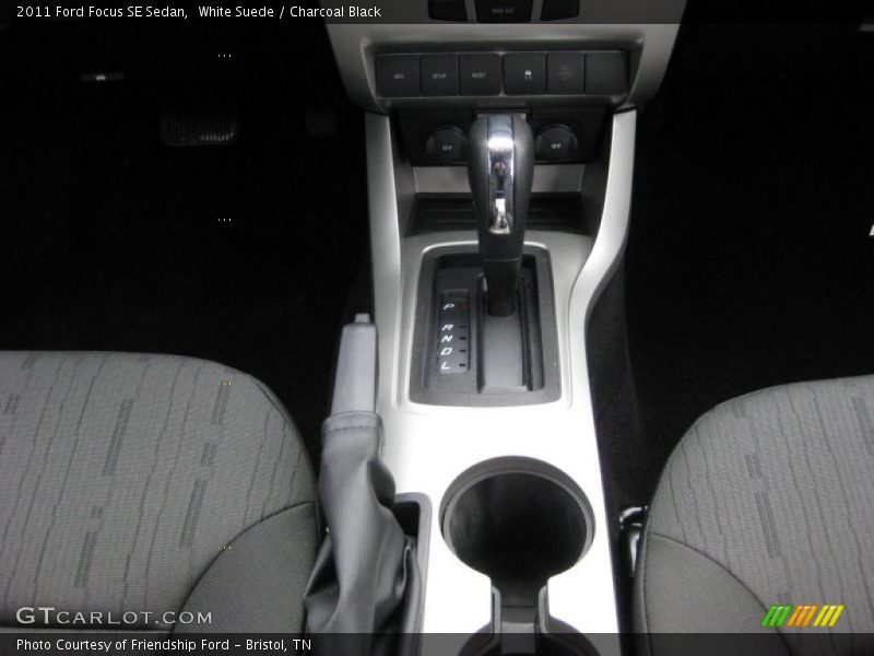 White Suede / Charcoal Black 2011 Ford Focus SE Sedan
