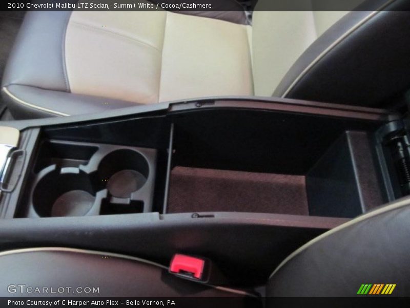 Summit White / Cocoa/Cashmere 2010 Chevrolet Malibu LTZ Sedan