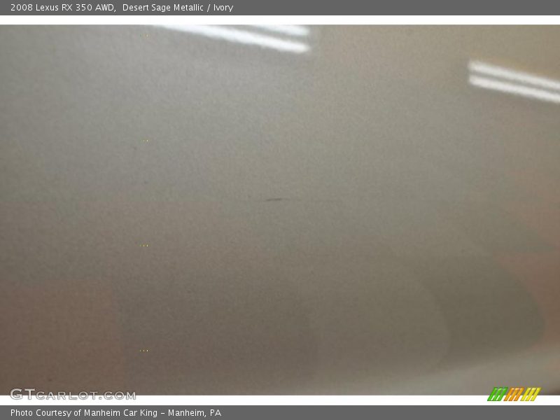 Desert Sage Metallic / Ivory 2008 Lexus RX 350 AWD