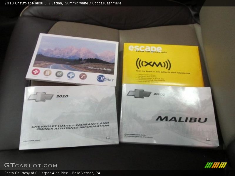Summit White / Cocoa/Cashmere 2010 Chevrolet Malibu LTZ Sedan