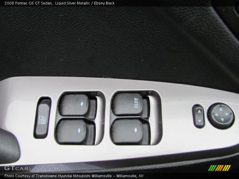 Liquid Silver Metallic / Ebony Black 2008 Pontiac G6 GT Sedan