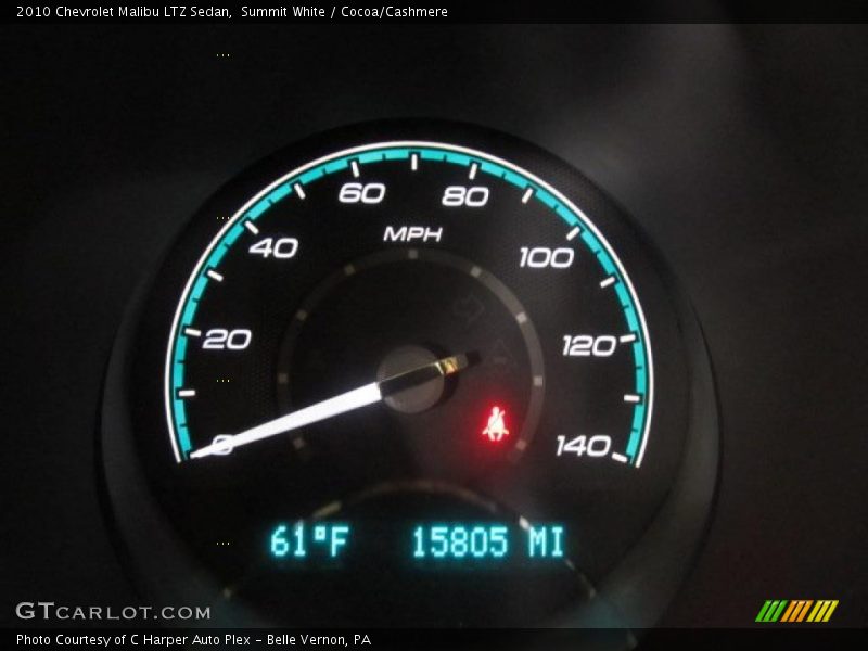 Summit White / Cocoa/Cashmere 2010 Chevrolet Malibu LTZ Sedan