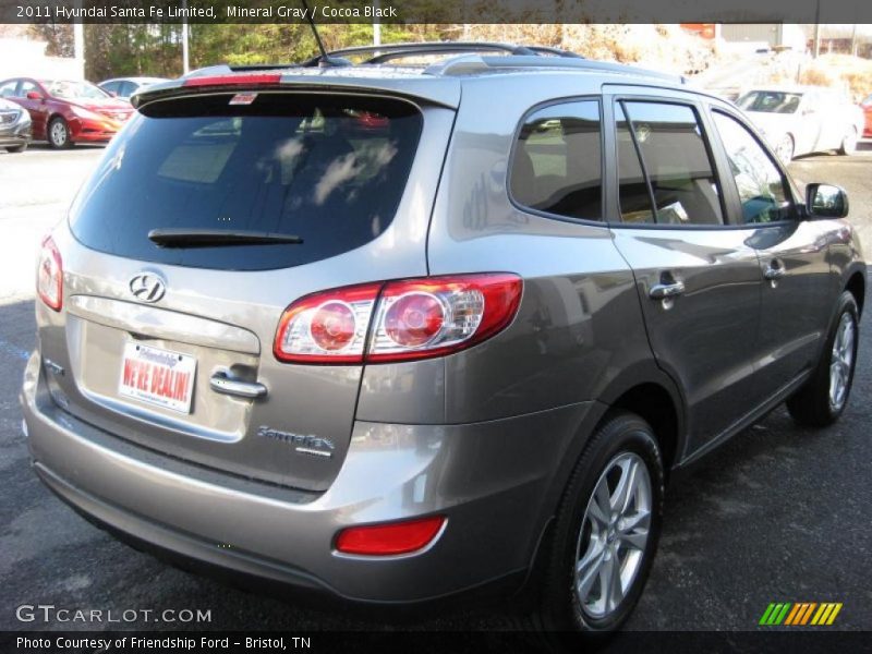 Mineral Gray / Cocoa Black 2011 Hyundai Santa Fe Limited
