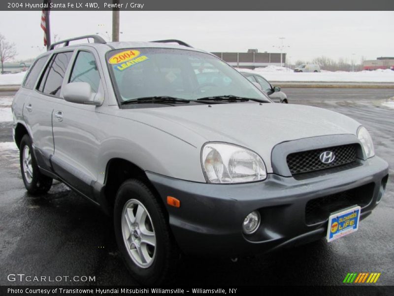 Pewter / Gray 2004 Hyundai Santa Fe LX 4WD