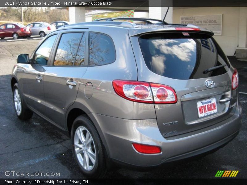Mineral Gray / Cocoa Black 2011 Hyundai Santa Fe Limited