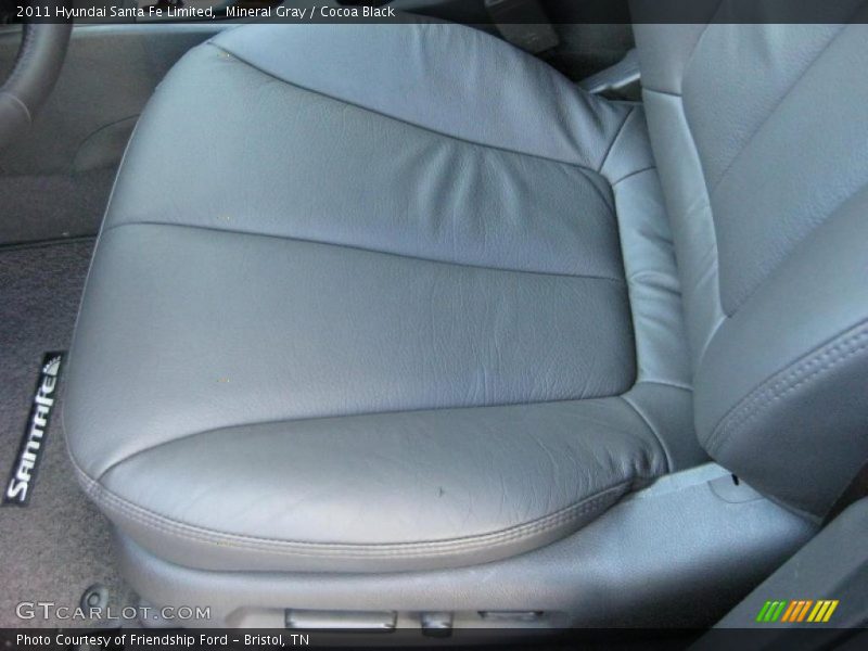 Mineral Gray / Cocoa Black 2011 Hyundai Santa Fe Limited
